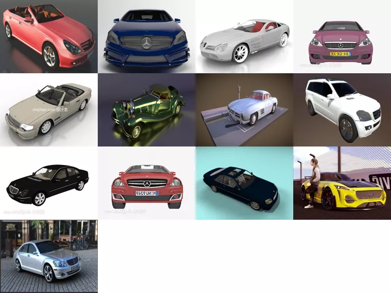 Top 13 Mercedes 3D Models Resources Latest 2022
