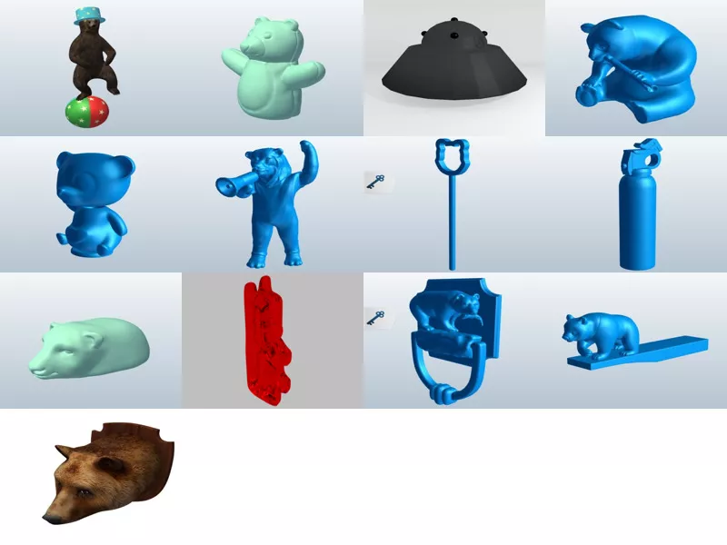 Top 13 Obj Bear 3D Models Newest 2022