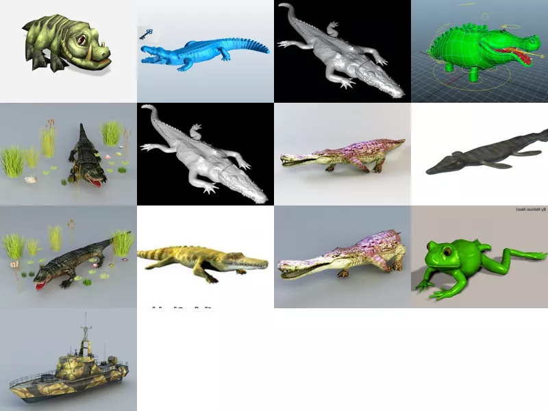 Top 13 Obj Crocodile 3D Models Stuff Most Recent 2022