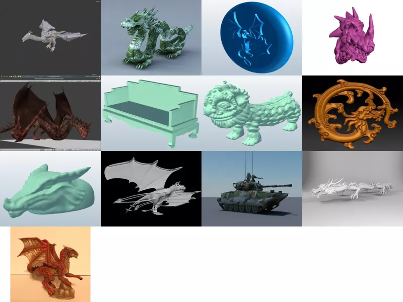Top 13 Obj Dragon 3D Models Latest 2022