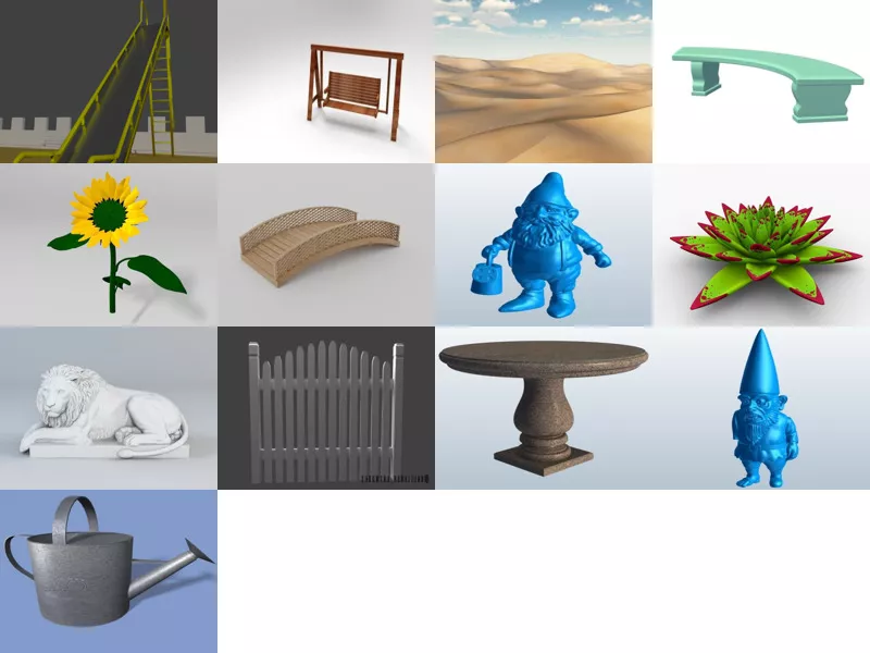 Top 13 Obj Garden 3D Models for Free Most Recent 2022