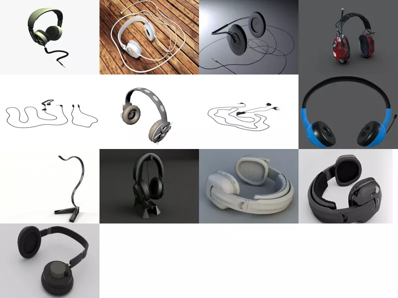 Top 13 Obj Headphones 3D Models Most Recent 2022