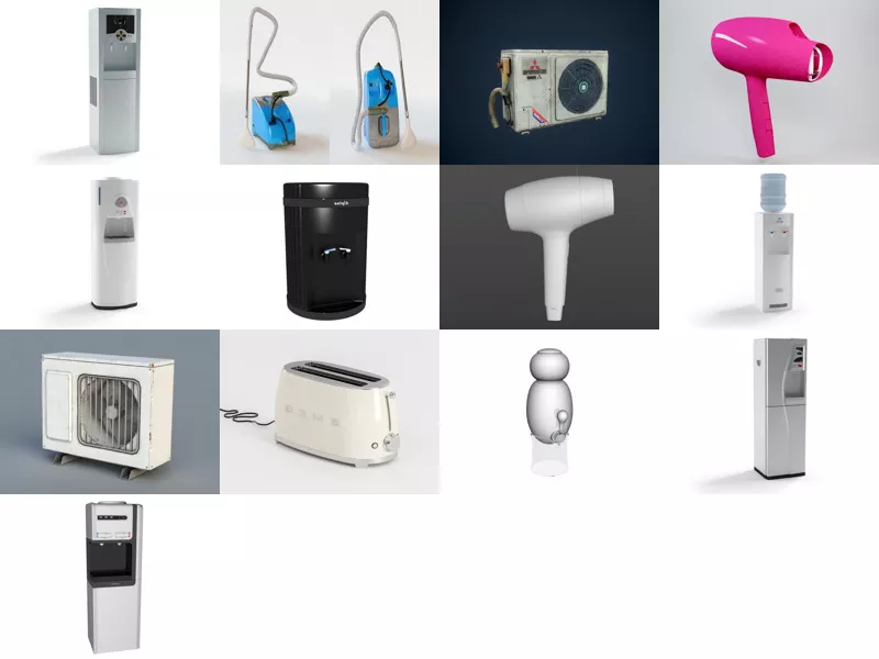 Top 13 Obj Home Appliances 3D Models for Free Most Recent 2022