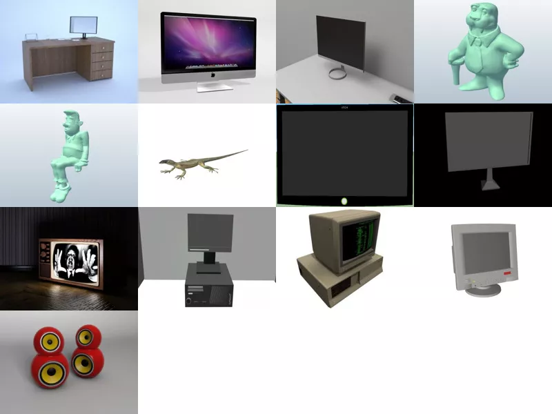 Top 13 Obj Monitor 3D Models Stuff Newest 2022