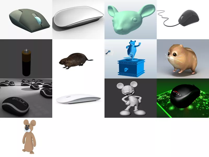 Top 13 Obj Mouse 3D Models Stuff Latest 2022