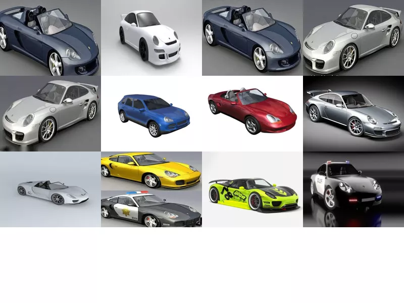 Top 13 Obj Porsche 3D Models Latest 2022