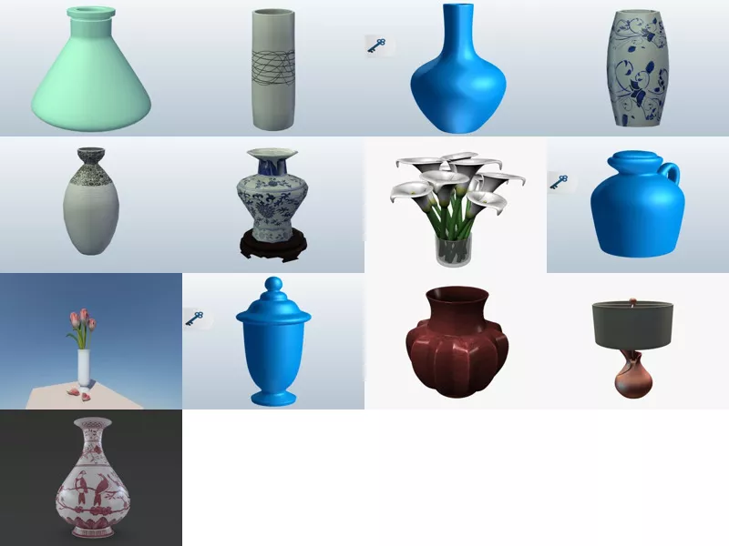 Top 13 Obj Vase 3D Models for Design Latest 2022