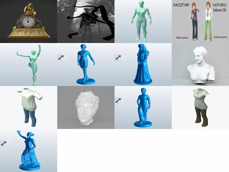 Top 13 Obj Woman 3D Models for Rendering Newest 2022