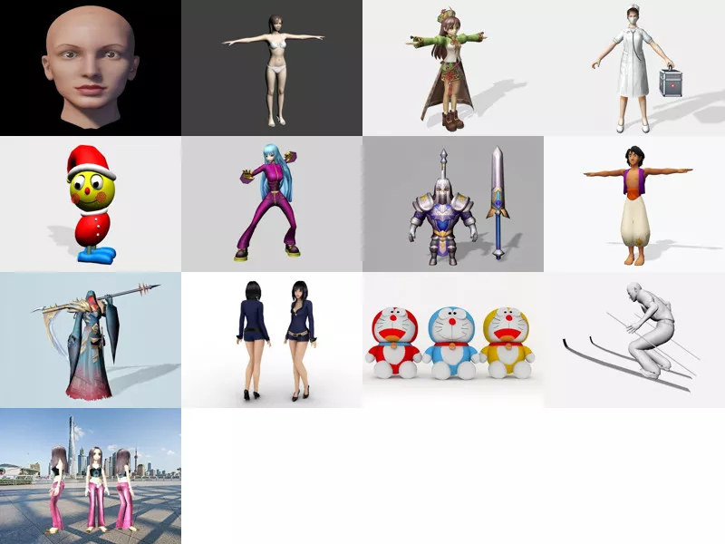 Top 13 People 3D Models Stuff Most Recent 2022