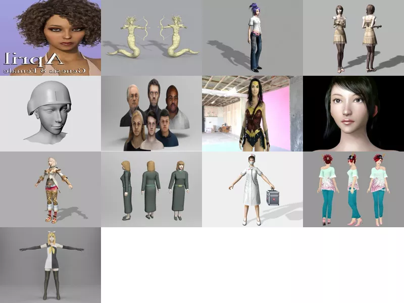 Top 13 Woman 3D Models for Rendering Most Recent 2022