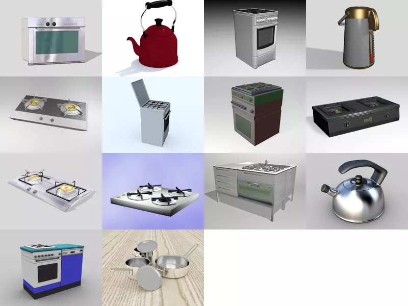 Top 14 3ds Max Cooking 3D Models Newest 2022