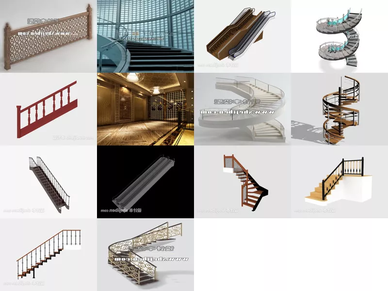 Top 14 3ds Max Staircase 3D Models Most Recent 2022