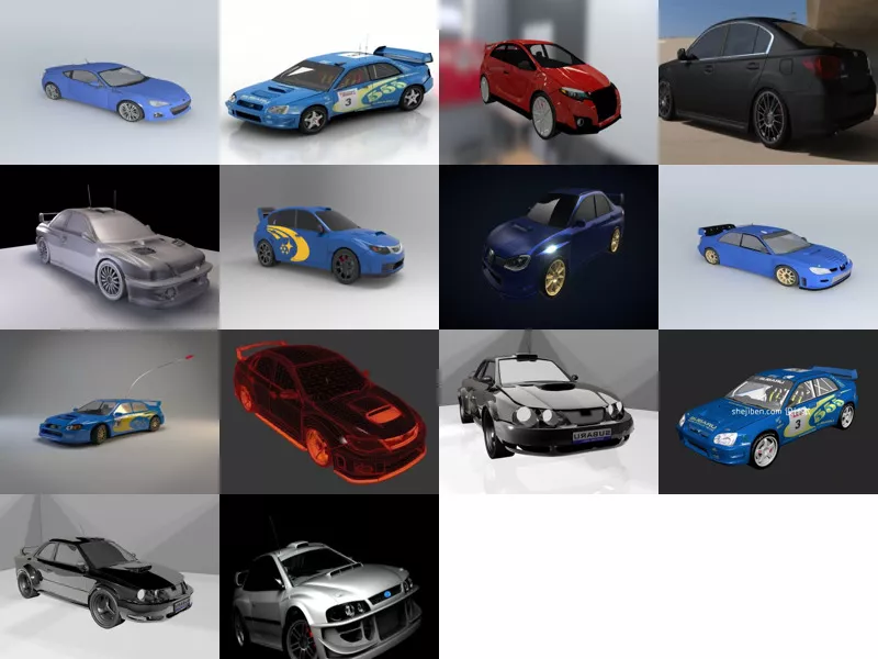 Top 14 Subaru 3D Models for Free Latest 2022