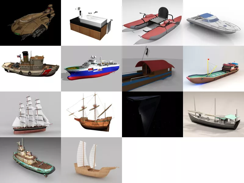 Top 14 Vessel Ship
 3D Models Latest 2022