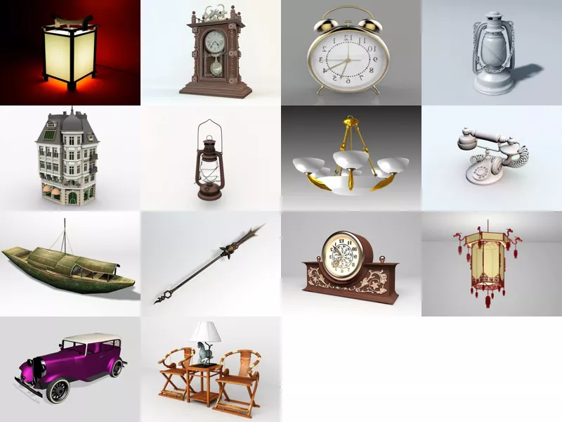 Top 14 Antique 3D Models Most Recent 2022