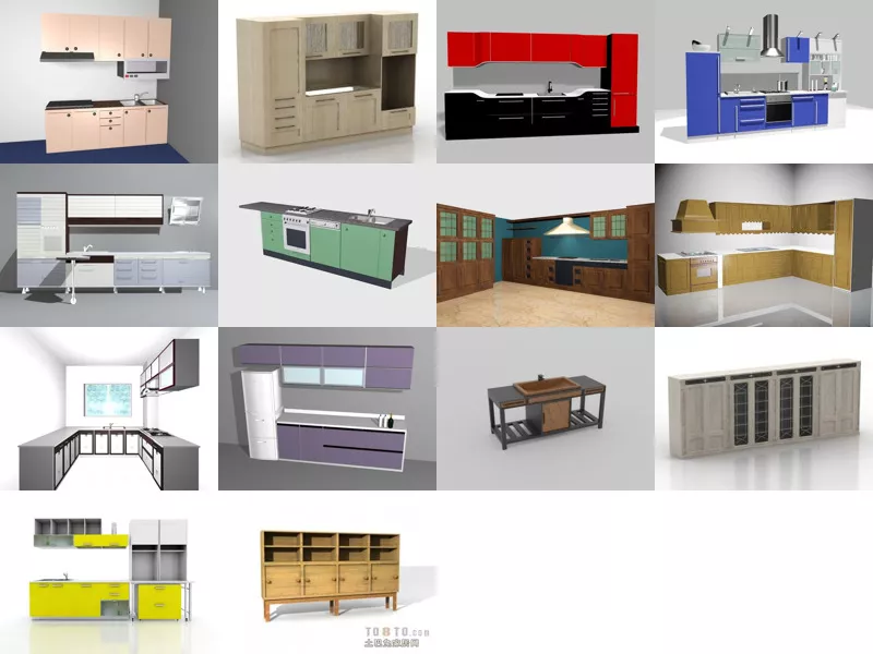 Top 14 Cabinet 3D Models Latest 2022