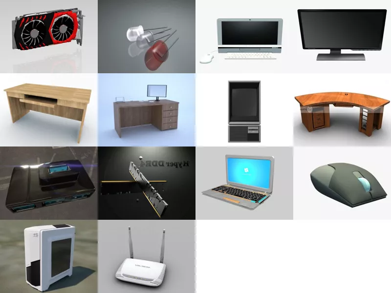 Top 14 Obj Computer 3D Models Most Recent 2022