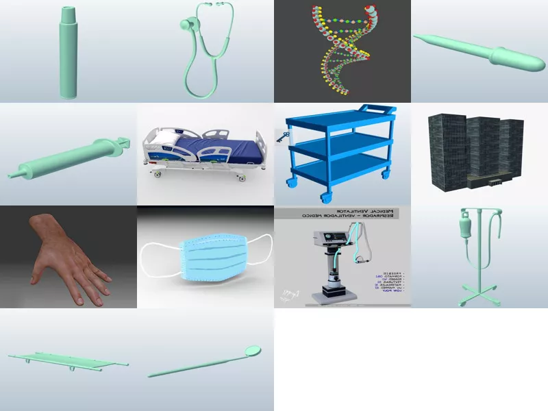 Top 14 Obj Hospital 3D Models Stuff Latest 2022