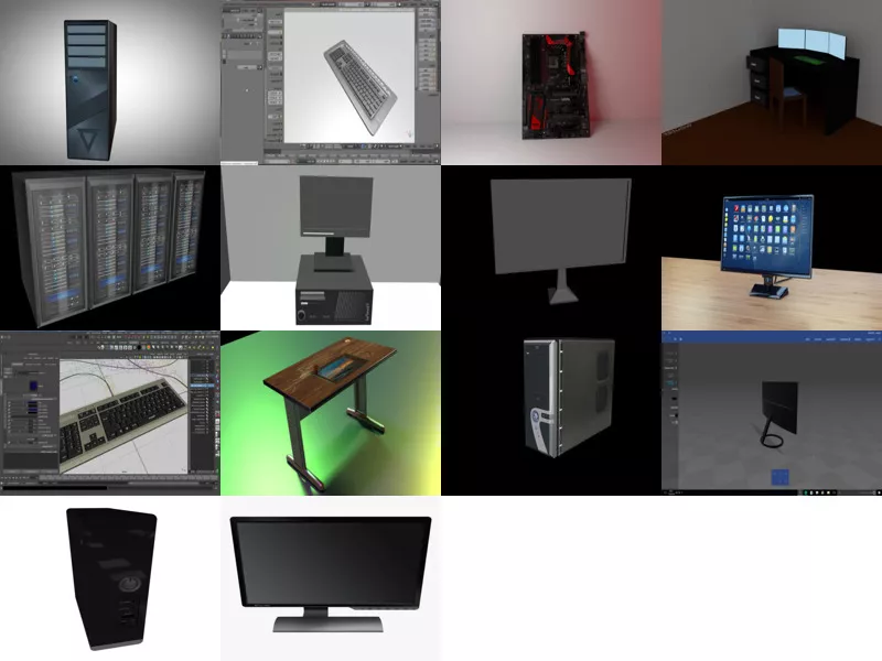 Top 14 Obj PC 3D Models Stuff Latest 2022