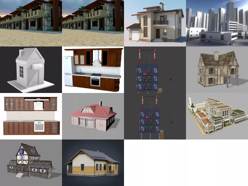 Top 14 Obj Residential 3D Models for Rendering Most Recent 2022