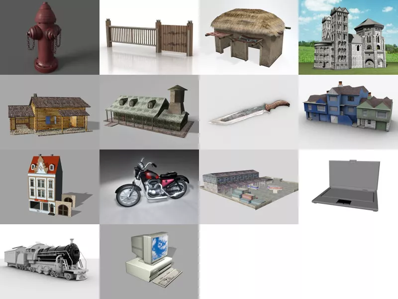 Top 14 Old 3D Models for Rendering Most Recent 2022