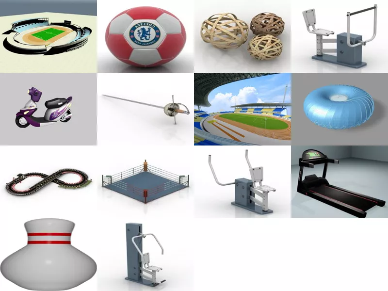Top 14 Sport 3D Models Newest 2022