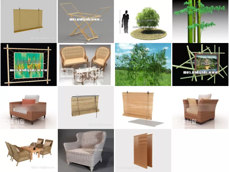 Top 15 3ds Max Bamboo 3D Models Stuff Latest 2022