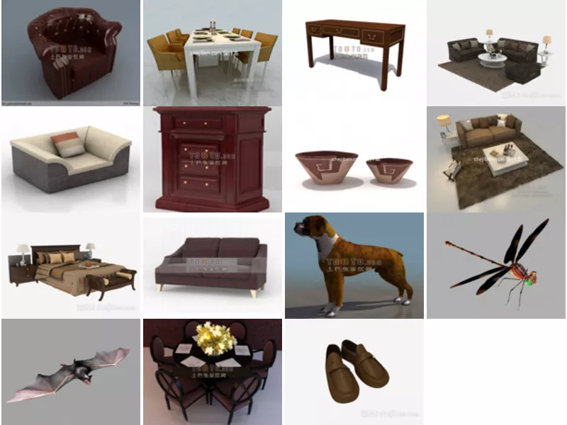 Top 15 3ds Max Brown 3D Models for Free Latest 2022