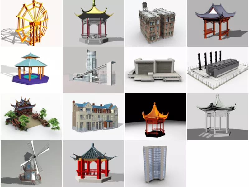 Top 15 3ds Max Building 3D Models for Free Most Recent 2022