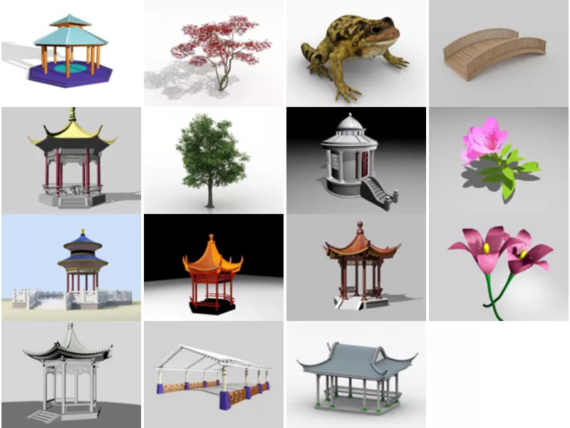 Top 15 Garden 3D Models Newest 2022