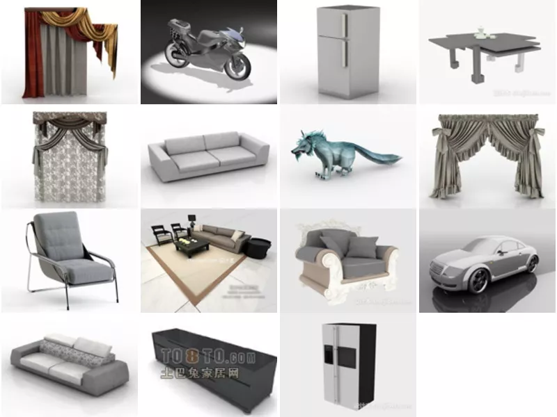 Top 15 Grey 3D Models Latest 2022