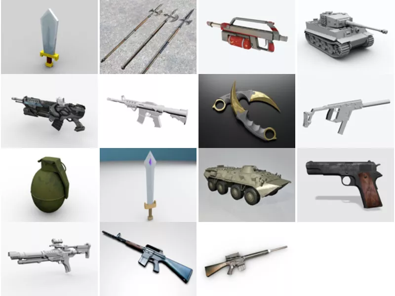 Top 15 Obj Battle 3D Models for Free Newest 2022