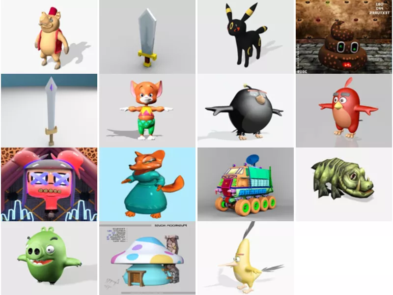 Top 15 Obj Cartoon 3D Models for Rendering Most Recent 2022