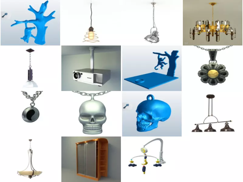 Top 15 Obj Hanging 3D Models Most Recent 2022
