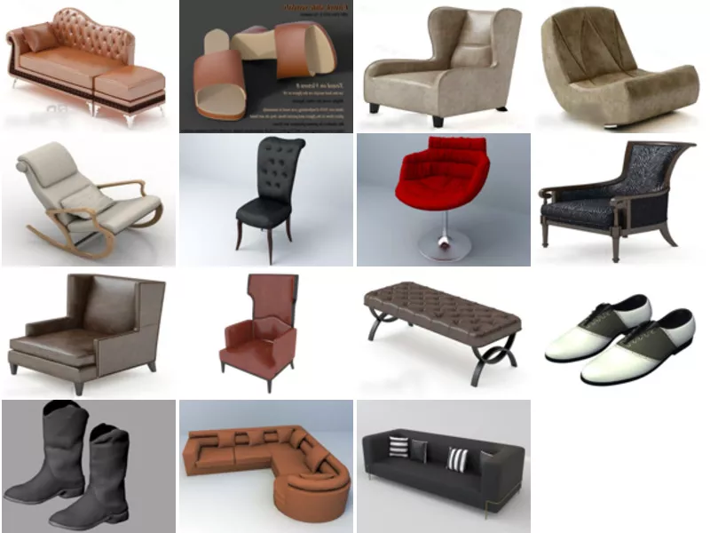 Top 15 Obj Leather 3D Models Latest 2022