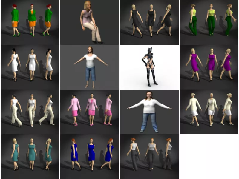 Top 15 Obj Women Characters 3D Models for Free Latest 2022