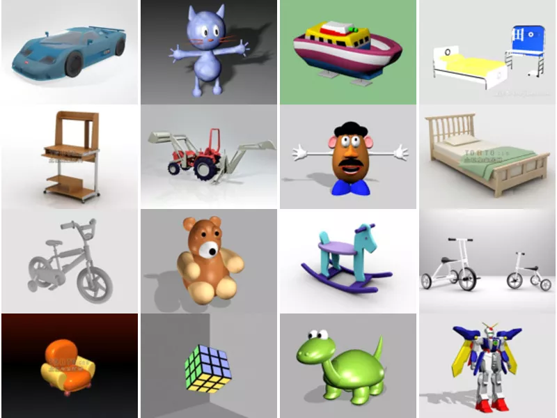 Top 16 3ds Max Children 3D Models for Free Most Recent 2022