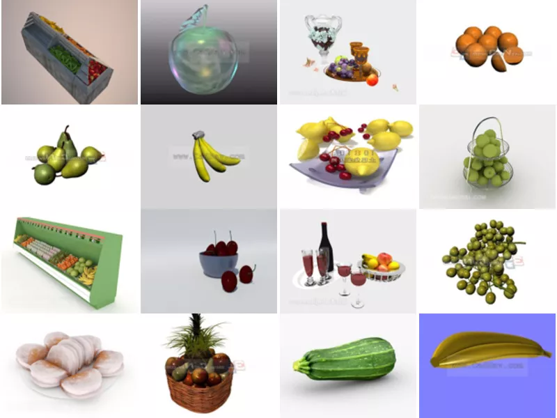 Top 16 3ds Max Fruits 3D Models for Free Latest 2022