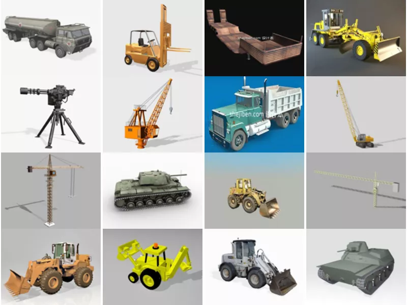 Top 16 3ds Max Heavy 3D Models Latest 2022