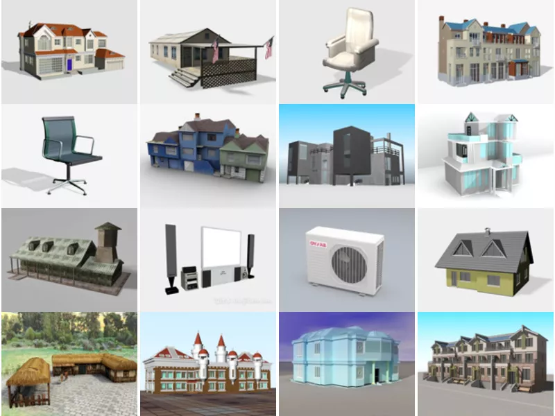 Top 16 3ds Max Home 3D Models Newest 2022