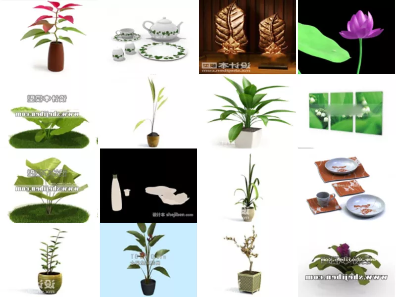 Top 16 3ds Max Leaf 3D Models for Free Newest 2022