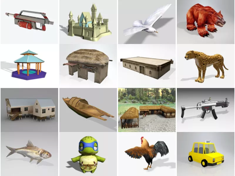 Top 16 3ds Max Lowpoly 3D Models for Free Latest 2022