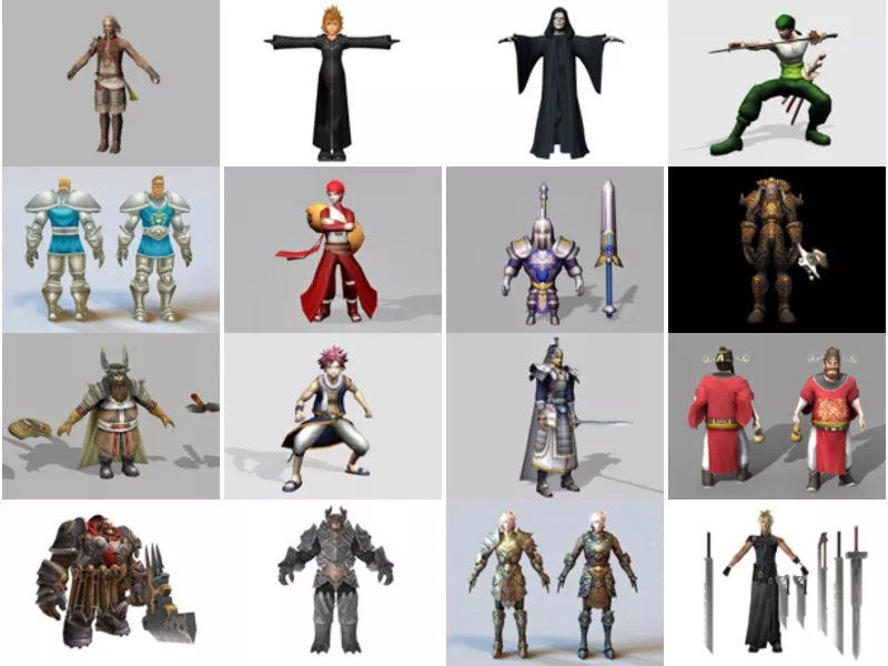 Top 16 3ds Max Male Characters 3D Models Resources Newest 2022