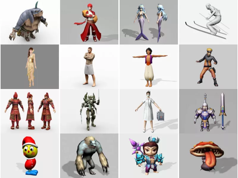 Top 16 3ds Max People 3D Models for Free Latest 2022