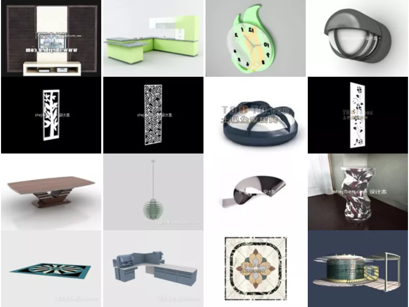 Top 16 3ds Max Shaped 3D Models Newest 2022