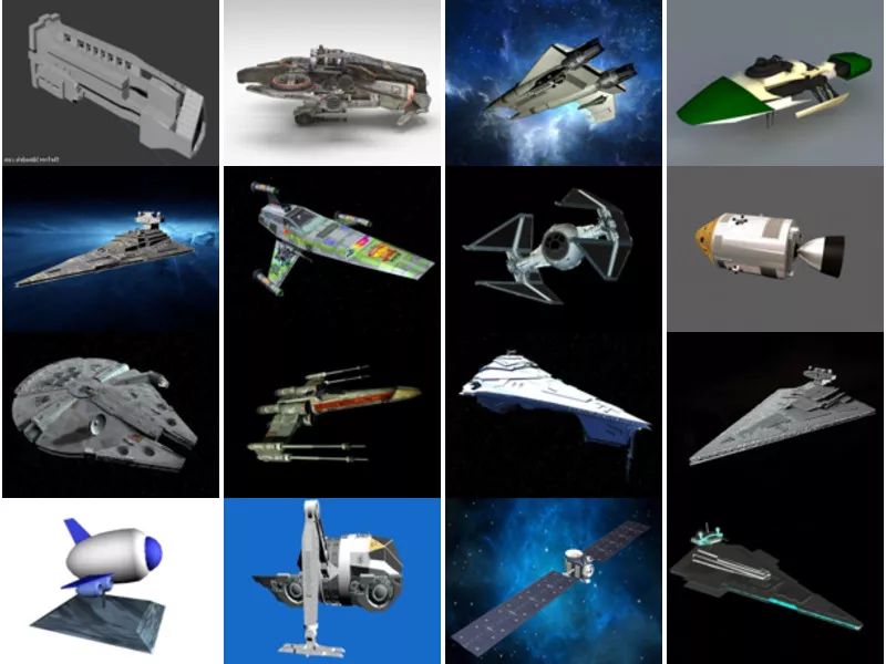 Top 16 3ds Max Spacecraft 3D Models Newest 2022