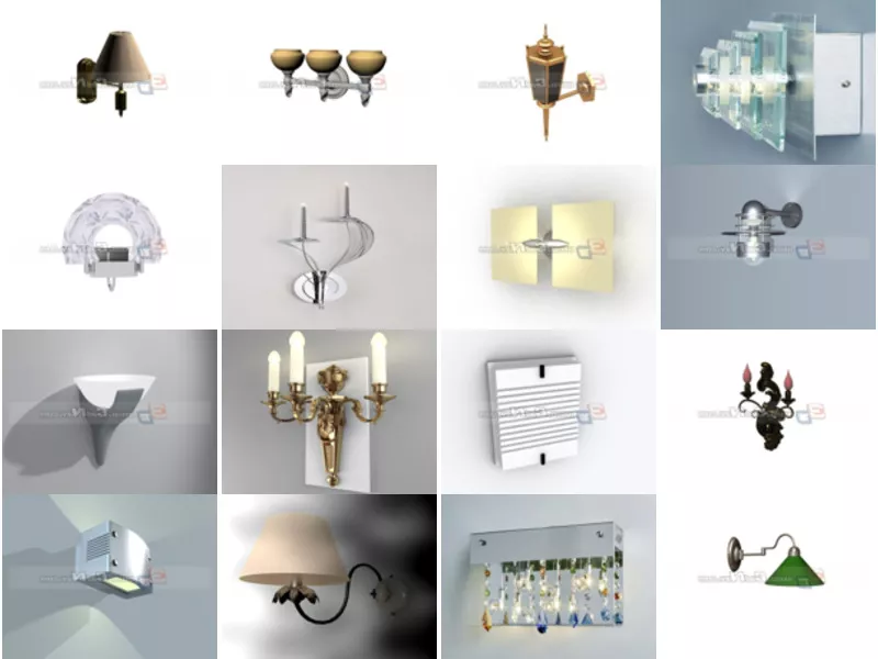 Top 16 3ds Max Wall Light 3D Models Resources Most Recent 2022