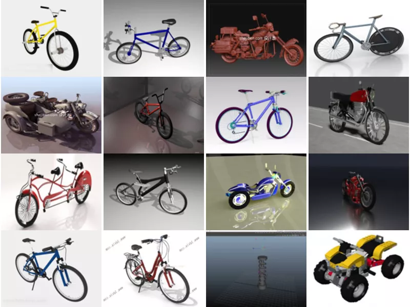 Top 16 Bike 3D Models Most Recent 2022