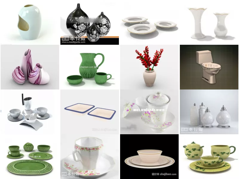 Top 16 Ceramic 3D Models Most Recent 2022