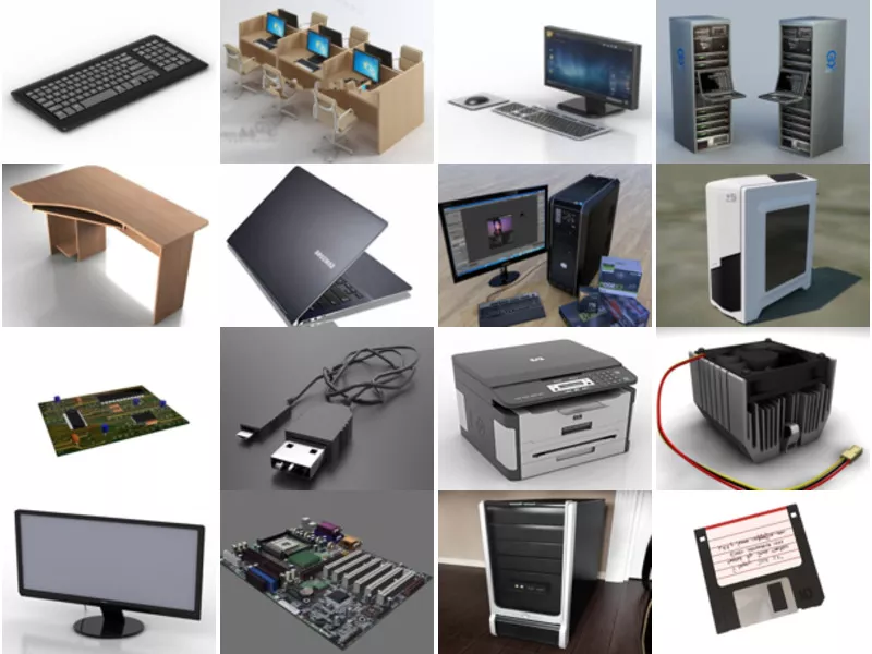 Top 16 Computer 3D Models for Free Most Popular 2022